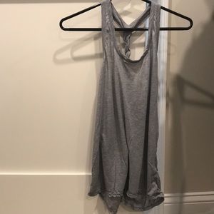 Gapfit grey twist keyhole workout tank